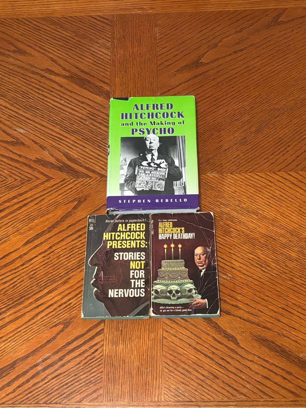 Vintage Alfred Hitchcock Book Lot - Making of Psycho Hardcover & 60s/70s